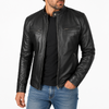 Men's Cafe Racer Leather Jacket