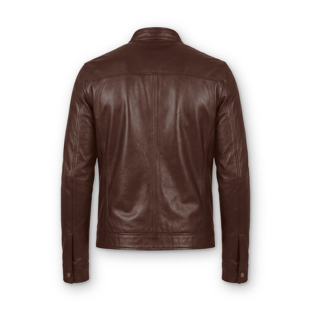 Men's Cafe Racer Leather Jacket