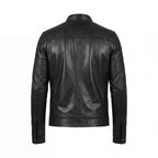 Men's Cafe Racer Leather Jacket