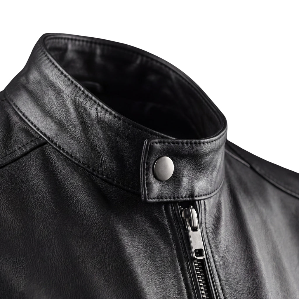 Men's Cafe Racer Leather Jacket