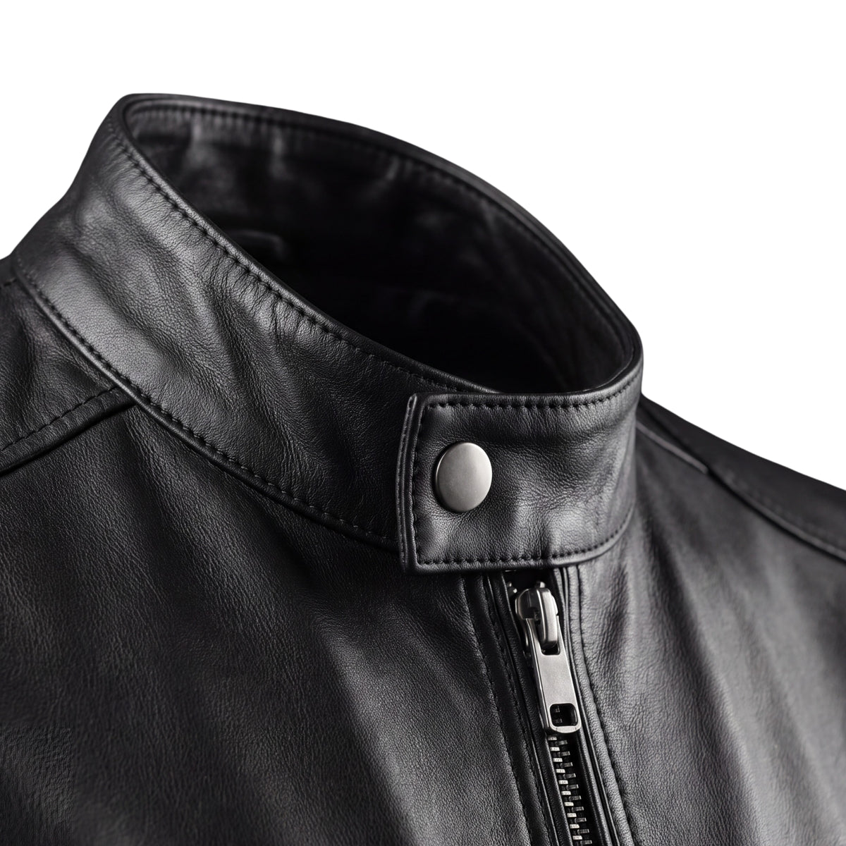 Men's Cafe Racer Leather Jacket