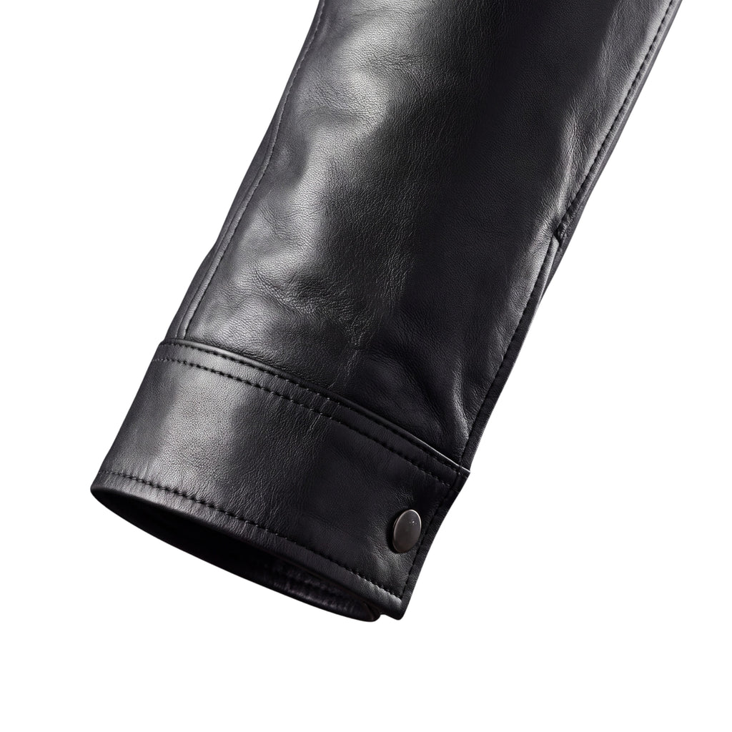 Men's Cafe Racer Leather Jacket