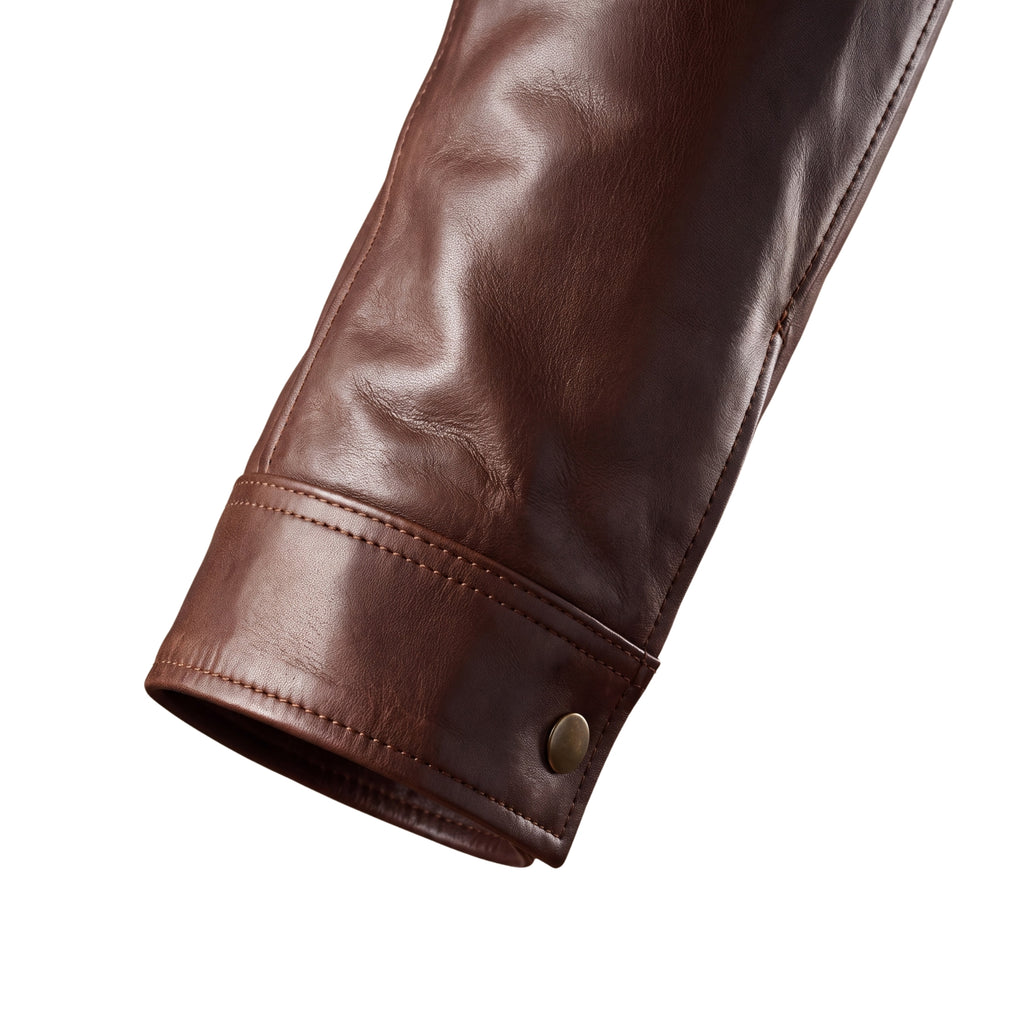 Men's Cafe Racer Leather Jacket