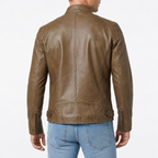 Men's Cafe Racer Leather Jacket